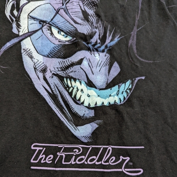 Batman the Riddler black Tshirt size Small - Picture 2 of 4